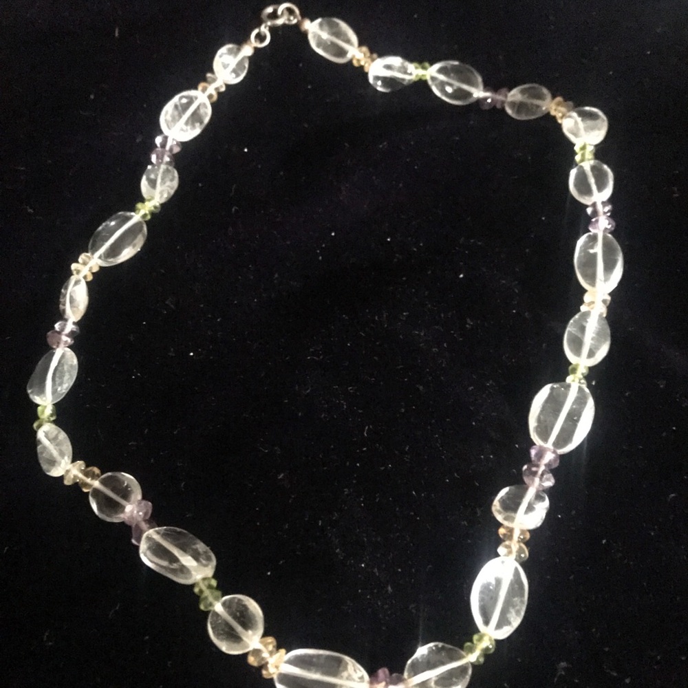 Blown Glass Beaded Necklace